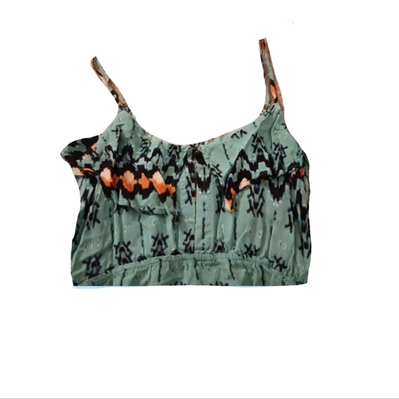 Turquoise Charlotte Russe spaghetti strap medium size dress - Picture 4 of 4